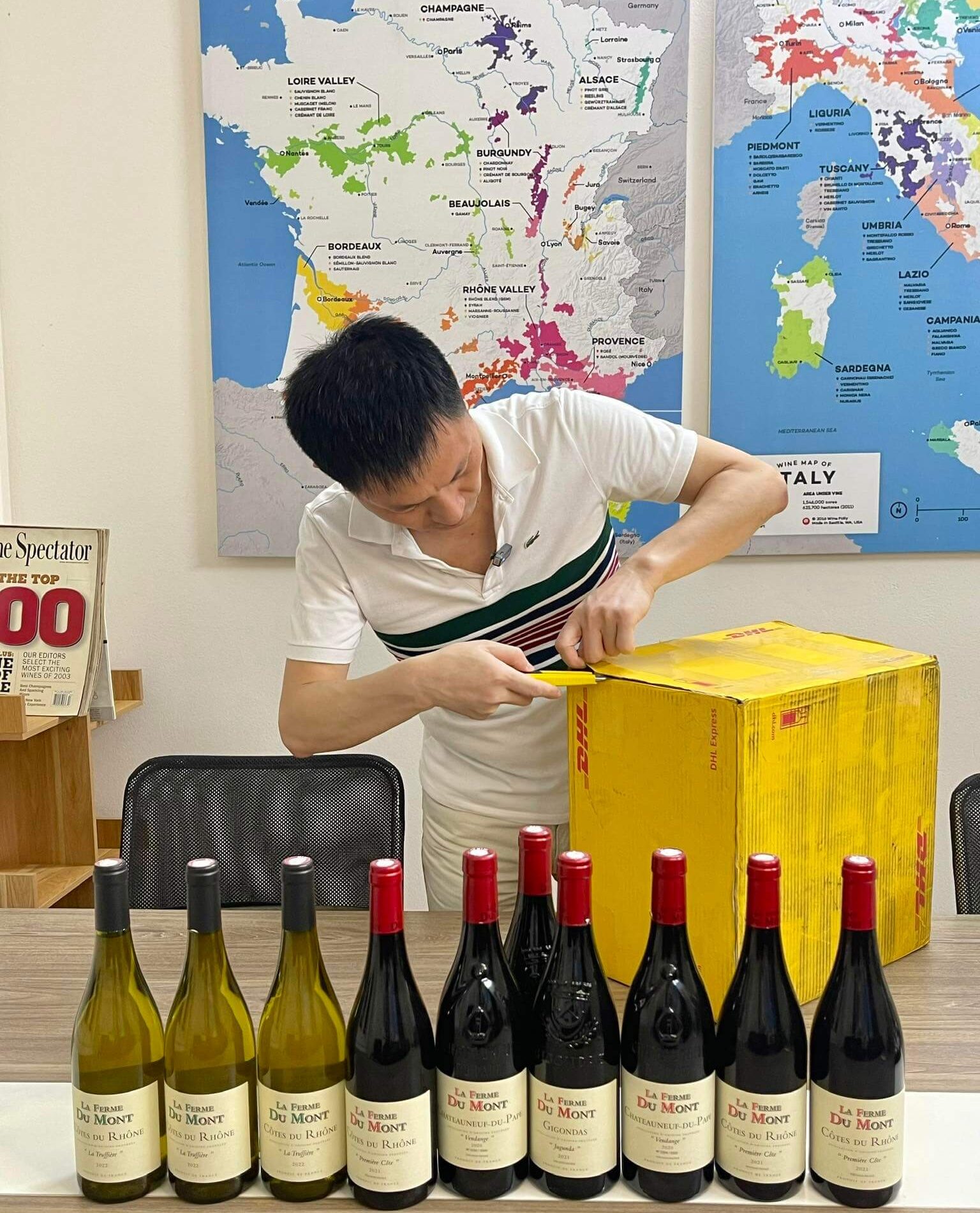Đức Giáo Hoàng và Rượu Vang -Từ Thành Rome, Italia đến Châteauneuf Du Pape, nước Pháp